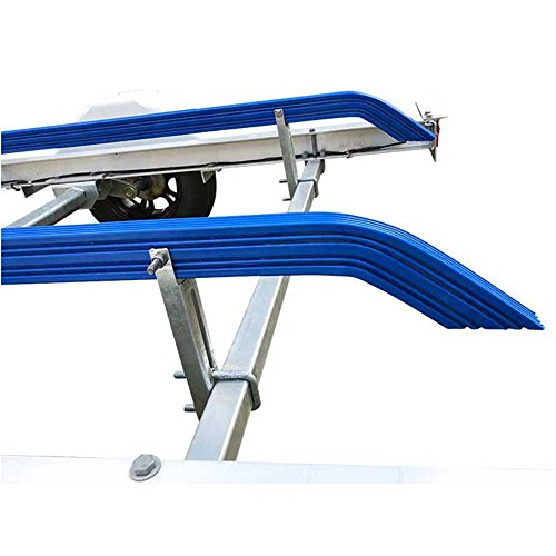 Roxom 5 Foot Boat Trailer Bunks with 45 Degree Bends. Ribbed Plastic