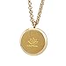 Essential Oil Diffuser Necklace by Inner Tundra - 24K Gold Plated Stainless Steel Aromatherapy Necklace