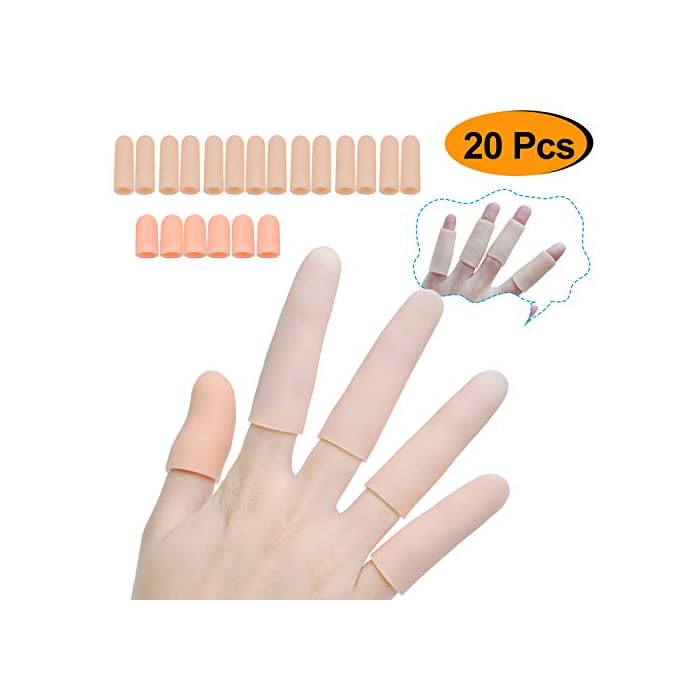 Sumifun Silicone Finger Protectors for Trigger Finger Splint