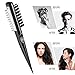 Hair Style Comb, Portable Hair Styling Comb, Hair Shark Comb Instant, Multifuncional tease Combing Brush with Shark Back Two-sided Design Instant Hair Volumizer for Hairdressing Women Men