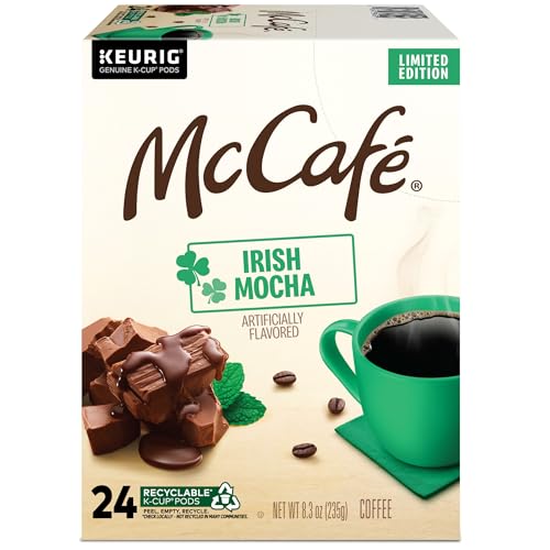 MCCAFE IRISH MOCHA, KEURIG SINGLE SERVE K-CUP PODS, FLAVORED COFFEE, 24 COUNT