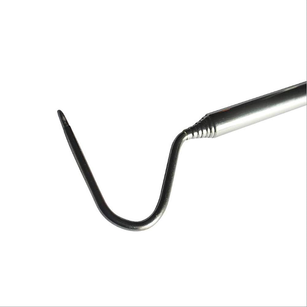 NEWCOMDIGI 1 Pieces 27 Inch Snake Hook,Reptile Corn Snake Ball Python Rattlesnake Handing Tool for Catching, Controlling, Or Moving Snakes,Stainless Steel