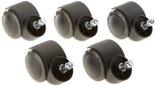 Kit di 4 Rotelle Per Mobili Con Freno Diametro 50mm Piastra di Assemblaggio