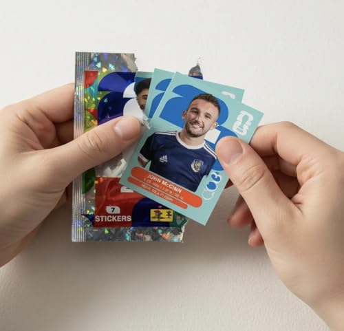 50 Estampas Panini Mundial 2026 Sin Repetir (Jugadores, Escudos y Selecciones)