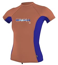 O'Neill Girls Premium Skins Upf 50+ Short Sleeve