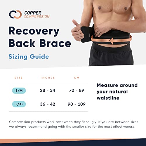Copper Compression Back Brace Copper Infused Lower Lumbar Support