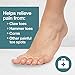 ZenToes Hammer Toe Straightener and Corrector 4 Pack Soft Gel Crests Splints | Reduce Foot Pain, Prevent Overlap | Flexible Footcare Treatment | Stain, Odor Resistant (Beige)thumb 3