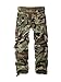AKARMY Men's Camo Cargo Work Pants Cotton Military Army Casual Tactical Wild Combat Pants with 8 Pockets C29 40x32