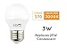 J.LUMI BPC4503 LED Light Bulb 3W, G45 and A15 Light Bulb, 25W incandecent Equivalent, E26 Medium Base, 3000K Warm White, NOT DIMMABLE, 1-Pack