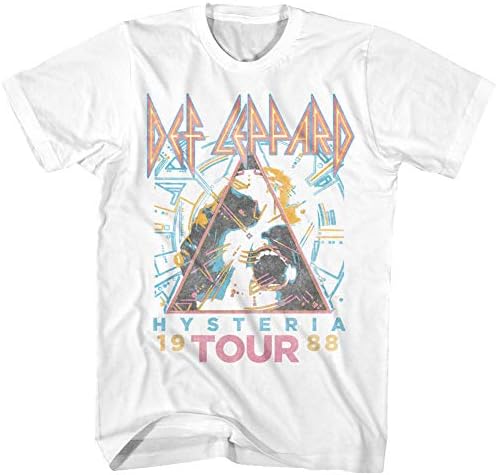 Amazon.com: Def Leppard - Camiseta de manga corta para cómic