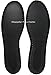Happystep Cotton Terry Cloth Insoles, Barefoot Shoe Inserts, Sweat Absorption, Odor Control, Moisture-Wicking, Washable and Reusable, Zero Drop Shoe Insoles, 2 Pairs of Black (Women Size 9)
