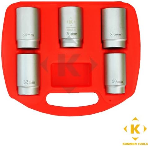 Axle Socket Set 5PCS 1/2" Drive Gearboxes, Differentials, Front and Back