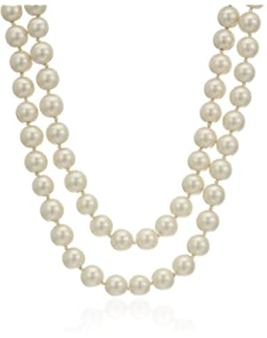 Pearl Long Strand Necklace, 41