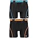 adidas Men's Sport Performance Climacool Boxer Brief Underwear (2-Pack), Black/Solar Blue Black/Solar Orange, Medium
