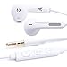 JJCall Stereo Headphones with Mic and Remote Control for Apple Device (2 Pack) - White