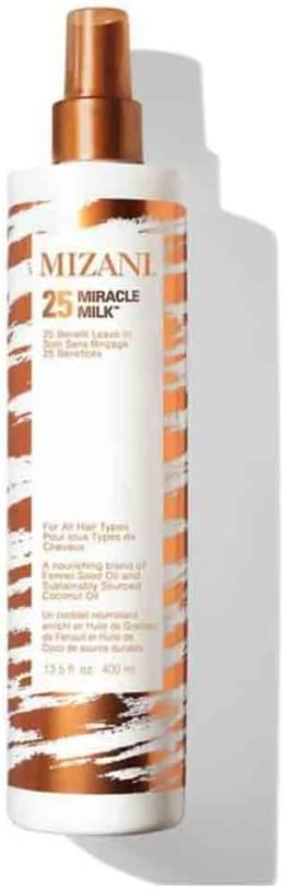 Mizani Miracle Milk Leave-In Conditioner 25 Benefits All Hair Types