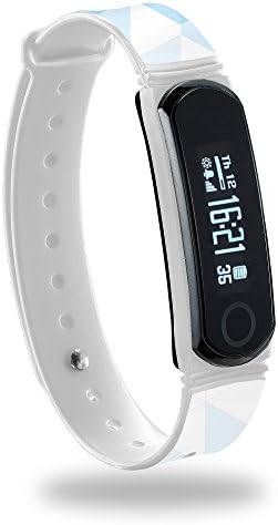 Q-66 Replacement Band - Argyle Crystal Blue - Q-Band Colorful Wristbands with Stainless Steel Metallic Pin