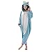 Emolly Fashion Adult Onesies Kigurumi Cosplay Costume: Unicorn Hood Animal Onesie furries Pajamas For Men & Women (Small, Blue)