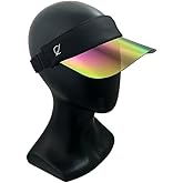 Bluestone Softest Visor with Transparent Shield, Blocks 99% UVA/UVB Rays, Heat Resistant Adjustable Sun Visor, Lightweight Face Shield for Outdoor Sports, Beach, and Hot Weather Activities