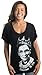 Ann Arbor T-shirt Co. Notorious R.B.G. Progressive Liberal Ruther Bader Ginsburg Flowy Ladies' T-shirt