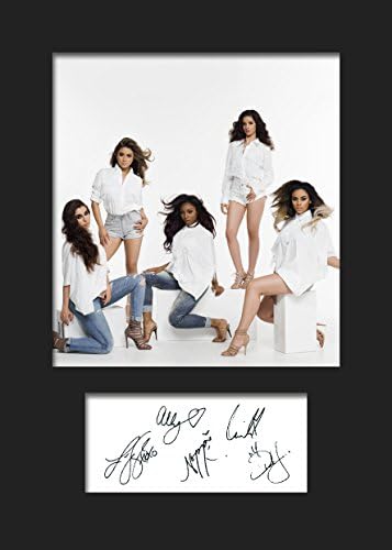 FIFTH HARMONY #1 | Signed Mounted Photo Reprint | A5 Size to Fit 6x8 Inch Frames | Machine Cut | Photo Display | Present Gift Collectible