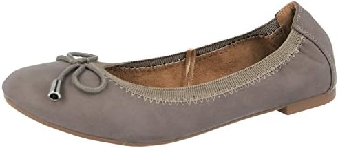 Ladies ELLA Faux Leather Slip On Bow Flat Dolly Ballet Pumps Ballerina Office Work School Shoes 3-8
