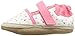 Robeez Kids' Sunshine Espadrille-K Crib Shoe, Bridget-White/Pink, 12-18 Months M US Infant