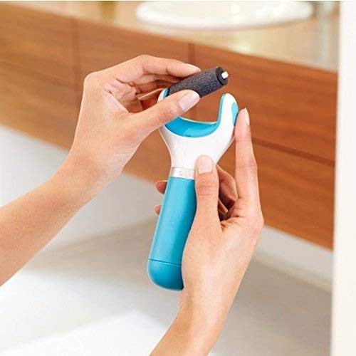 Amope Pedi Perfect Electronic Foot File - Regular Coarse, Blue