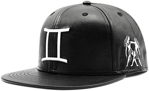 Bayto Unisex Fashion PU Street Hats Hip-hop Bboy Baseball Cap Constellation DT081-gemini