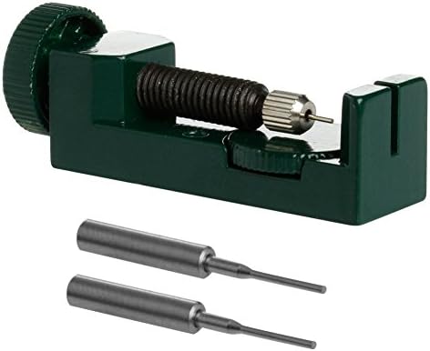 Zadaro Metal Adjustable Watch Band Strap Bracelet Link Pin Remover Repair Tool Kit (Green)
