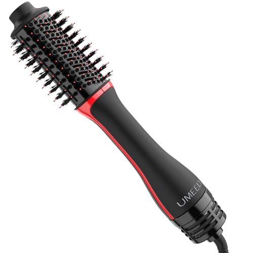 Umeely Plus 2.0 Hair Dryer Brush Blow Dryer Brush in One, 2'' Oval Brush Head Hot Air Brush Styler & Volumizer with Ionic Technology, NTC Smart Temp Control for Smooth, Frizz-Free, Shiny Hair