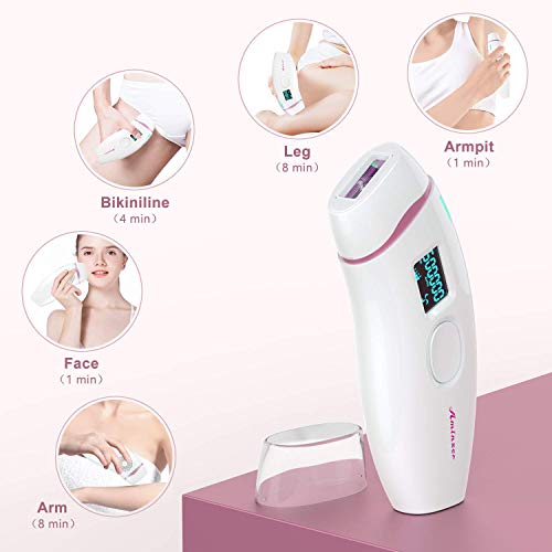IPL Hair Removal System for Women，500,000 Flashes Laser Hair Remover Device Permanent and Painless Remove Unwanted Facial Armpit Bikniline Leg Body Hair Home Use - Thumbnail 2