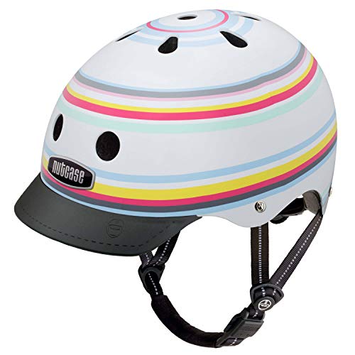 Nutcase - Patterned Street Bike Helmet for Adults, Beach Bound, Small