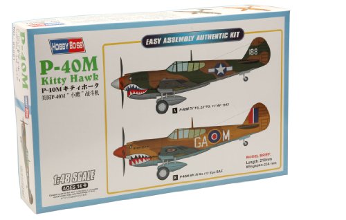 Hobby Boss Easy Assembly P-40M Kittyhawk Airplane Model Building Kit