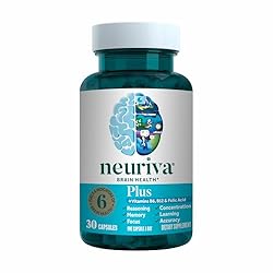 NEURIVA Plus Brain Supplement for Memory and Focus