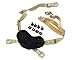 DLP Tactical 4 Point Heavy Duty X Suspension System for ACH/MICH/Fast/Crye AirFrame and Similar Combat Helmet (Tan)
