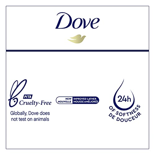 DOVE INSTANT FOAMING BODY WASH FOR SOFT, SMOOTH SKIN DEEP MOISTURE CLEANSER THAT EFFECTIVELY WASHES AWAY BACTERIA WHILE NOURISHING YOUR SKIN 13.5 OZ