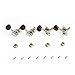 Ukulele Tuning Pegs Black Ukulele tuning machines 2L2R tuning keys 4pcs for Ukulele