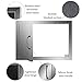 CO-Z Outdoor Kitchen Doors, 304 Brushed Stainless Steel Single Access Doors for Outdoor Kitchen, Commercial BBQ Island, Grilling Station, Outside Cabinet, Barbeque Grill, Built-in (20