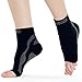 Plantar Fasciitis Compression Socks with Foot & Ankle Support for Men & Women | Cradles Sore Ankles, Soothes Painful Heels & Improves Circulation for Better Foot Health (Black & Gray, 1 Pair)