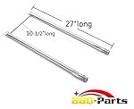Hongso SBG507 Stainless Steel 2 Burner Tube Set Replacement for Weber Spirit 500, Spirit 500LX, and Genesis Silver A gas grills (Aftermarket replacements)