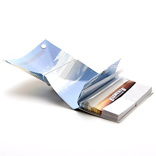 Elements Ultra Thin Rice Rolling Papers - Artesano 1 1/4 Size - Papers Tray & Tips (1 pack)