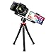 Fotopro Flexible Tripod, Vlog Tripod with Bluetooth Remote, Portable Camera Tripod, Phone Tripod for iPhone with Smartphone Tripod Mount, Tripode Phone for Samsung, Huawei, DSLR-30