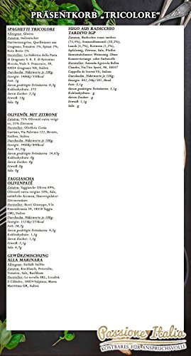 WM 2020 Geschenkkorb TRICOLORE mit ausgesuchten italienischen Feinkost Spezialitäten – Bild 3