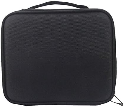 Madlst 1pc Makeup Train Case 2 Layer Cosmetic Organizer Beauty Artist Storage Brush Box with Shoulder Strap