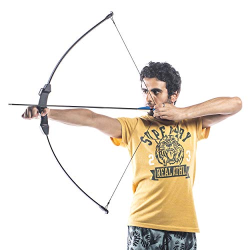 UMB 45" Archery Bow and Arrow Set Beginner Recurve Bow Outdoor Sports Game Hunting Toy Gift Bow Kit Set with 6 Arrows 18 Lb for Adults Youth Teens Girls Boys Kids - Thumbnail 5