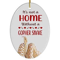 Albinos Pacific Gopher Snake Christmas Ornament