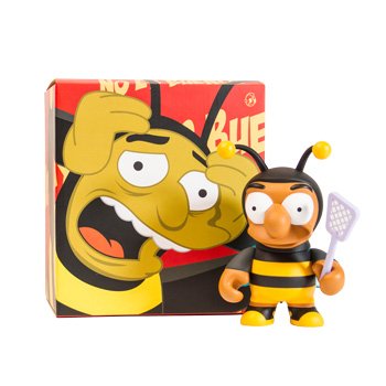 Kidrobot The Simpsons Bumblebee Man Action Figure - Thumbnail 4