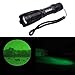 Ulako Green Light 300 Yards Zoomable Single 1 Mode Flashlight Torch for AR15 Rifle Shotgun Offset Mount