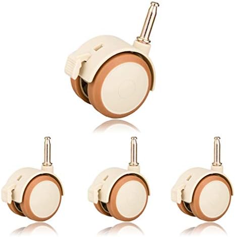 家具用キャスターホイール 2インチプラスチックキャスター 子供用ベッドユニバーサルキャスターホイール 正規認証品 新規格 2タイプ サイレントキャスター